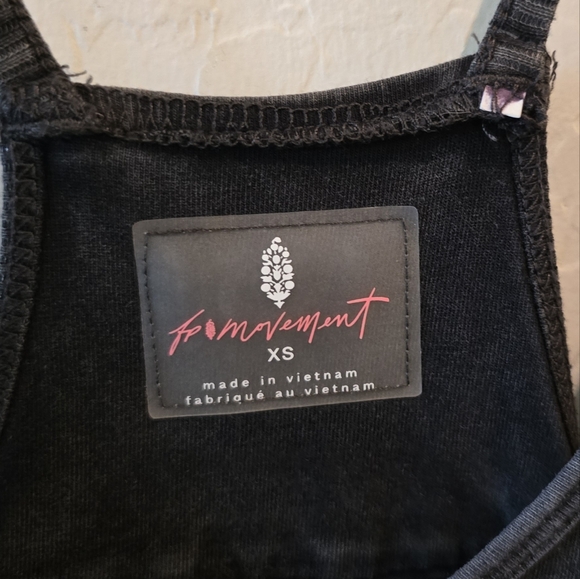 FREE PEOPLE MOVEMENT Hot Stone Onesie Charcoal Dark Gray Black - Picture 5 of 5